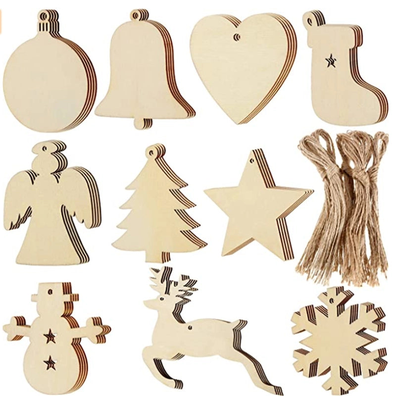 Christmas Valentine'S Day Father'S Day Casual Crafts Wood Boxwood Wedding Home Furnishing Birthday Decorations Hanging Ornaments