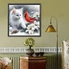 Diamond Painting - Full Round Drill - Cat Cardinal(Canvas|40*40cm)