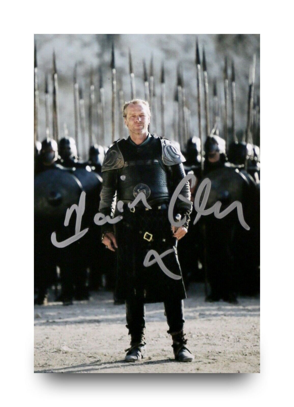 Iain Glen Signed 6x4 Photo Poster painting Games Of Thrones Genuine Autograph Memorabilia + COA