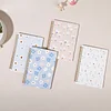 24PCS Soft Color Floral Design A5 / A6 / A7 / B5 Girls Portable Writing Paper Notebooks Diary Meeting Stationery Gift
