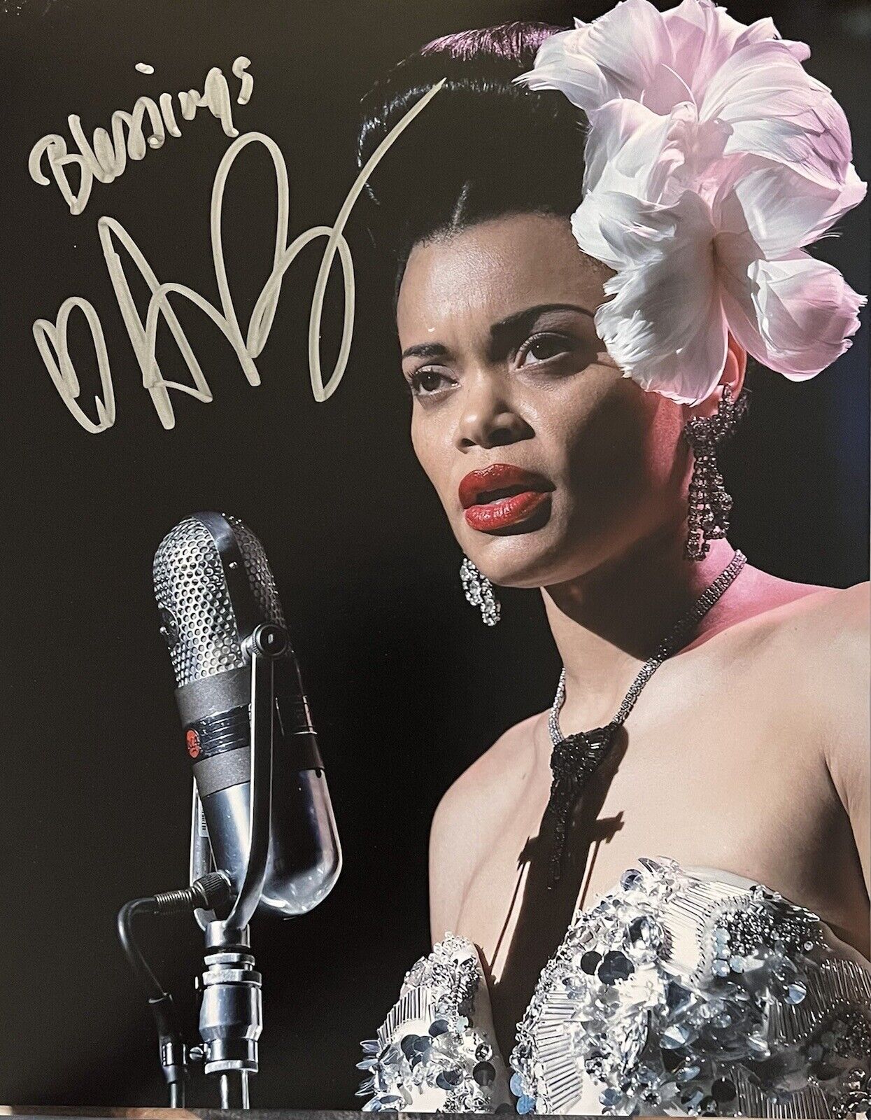 Andra Day Signed Autographed 8 x 10 color Photo Poster painting United States vs Billie Holiday?