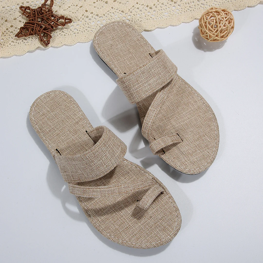 Breakj Breakj Spring And Summer New Large-Size Cobage Women's Slippers Set Fashion Comfortable Flat Women's Cool Slippers