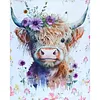 Highland Cattle-11CT Stamped Cross Stitch 40*50cm tapestrymarket