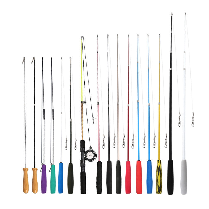 Cat Toy Teaser Wand Feather Interactive Toy For Cats Suitable For Indoor Outdoor Play