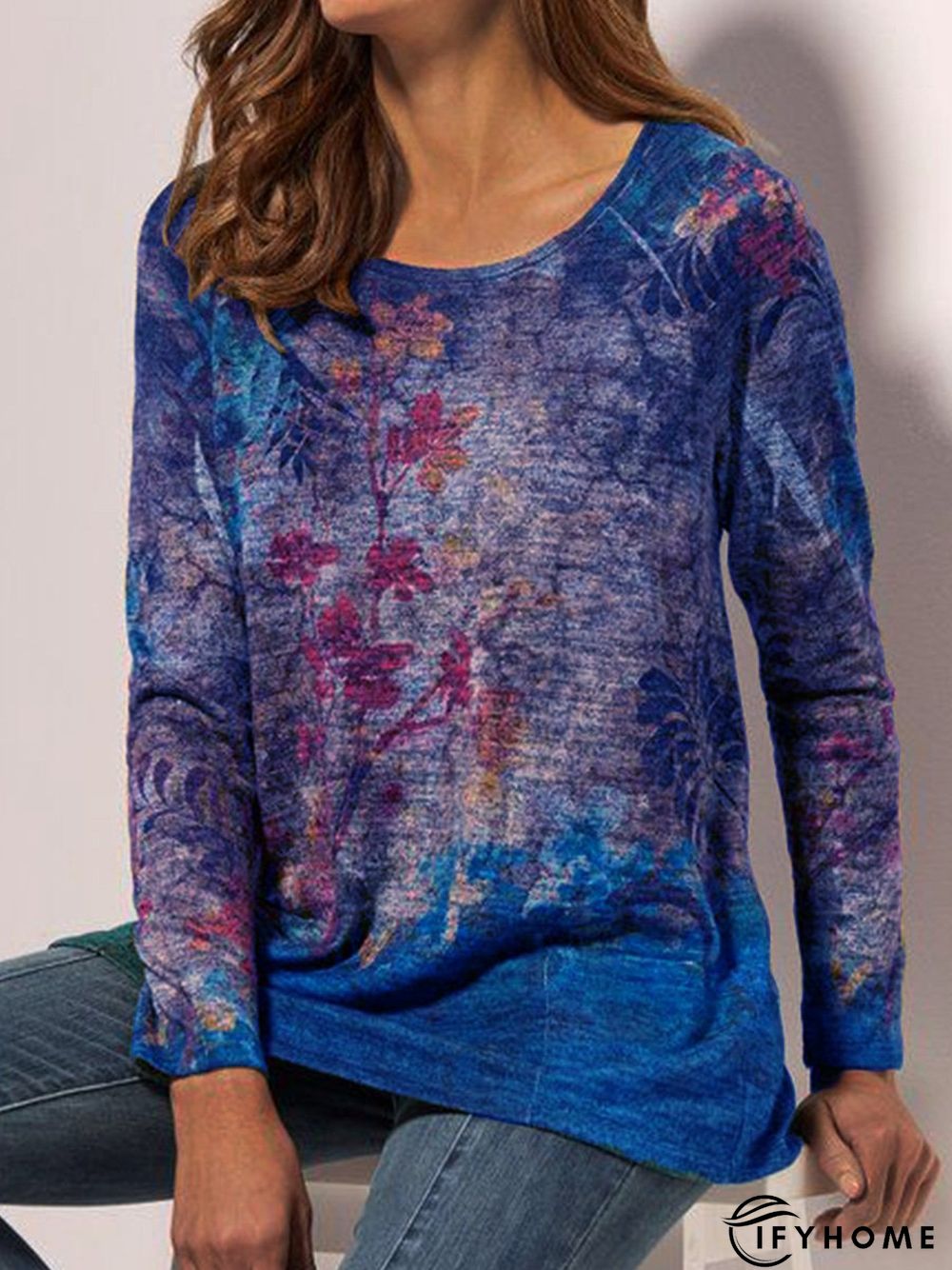 Loose Cotton-Blend Vacation Tunic T-Shirt | IFYHOME