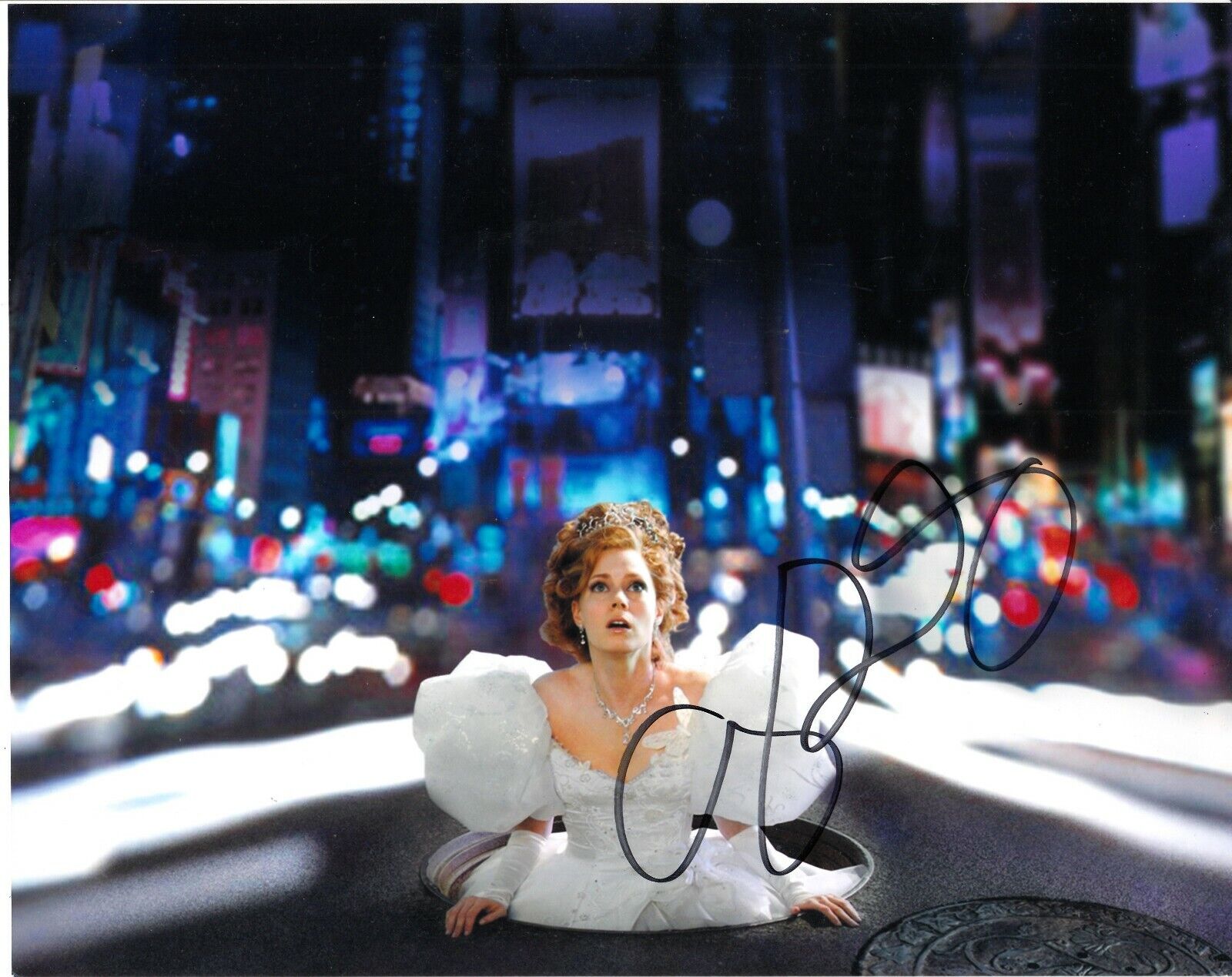 AMY ADAMS SIGNED ENCHANTED Photo Poster painting UACC REG 242 FILM AUTOGRAPHS (1)