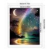 Aurora Moon-11CT Stamped Cross Stitch 40*50cm