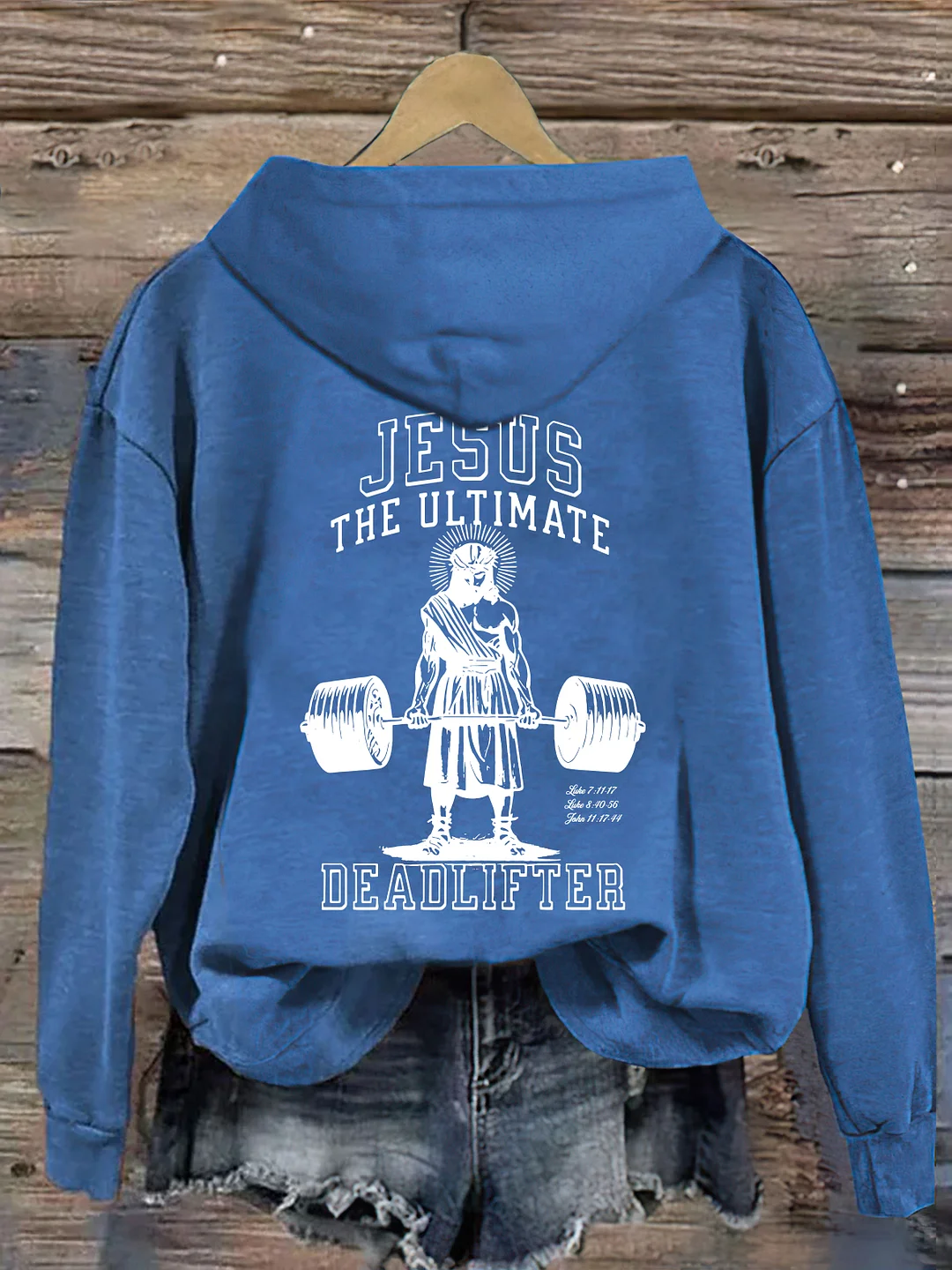Vintage Jesus Ultimate Deadlifter Hoodie