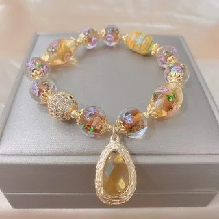 Glass Thousand Flowers Multicolor Bracelet KERENTILA