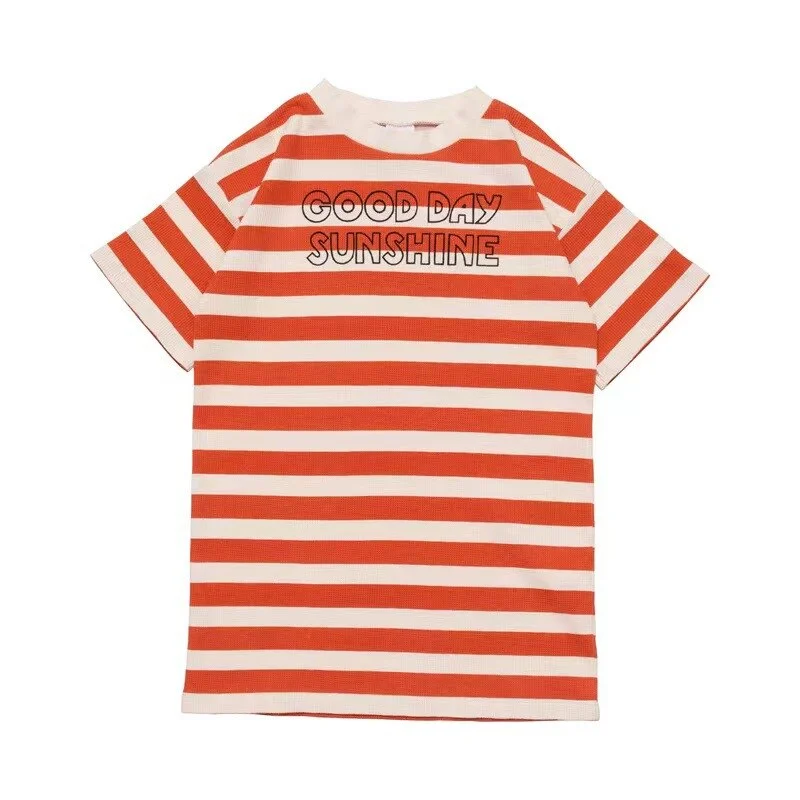 Girls Dress 2022 Summer New Sling Skirt Printed Doll Collar Girls Dress Cotton Casual Children's T-shirt Children's Clothing