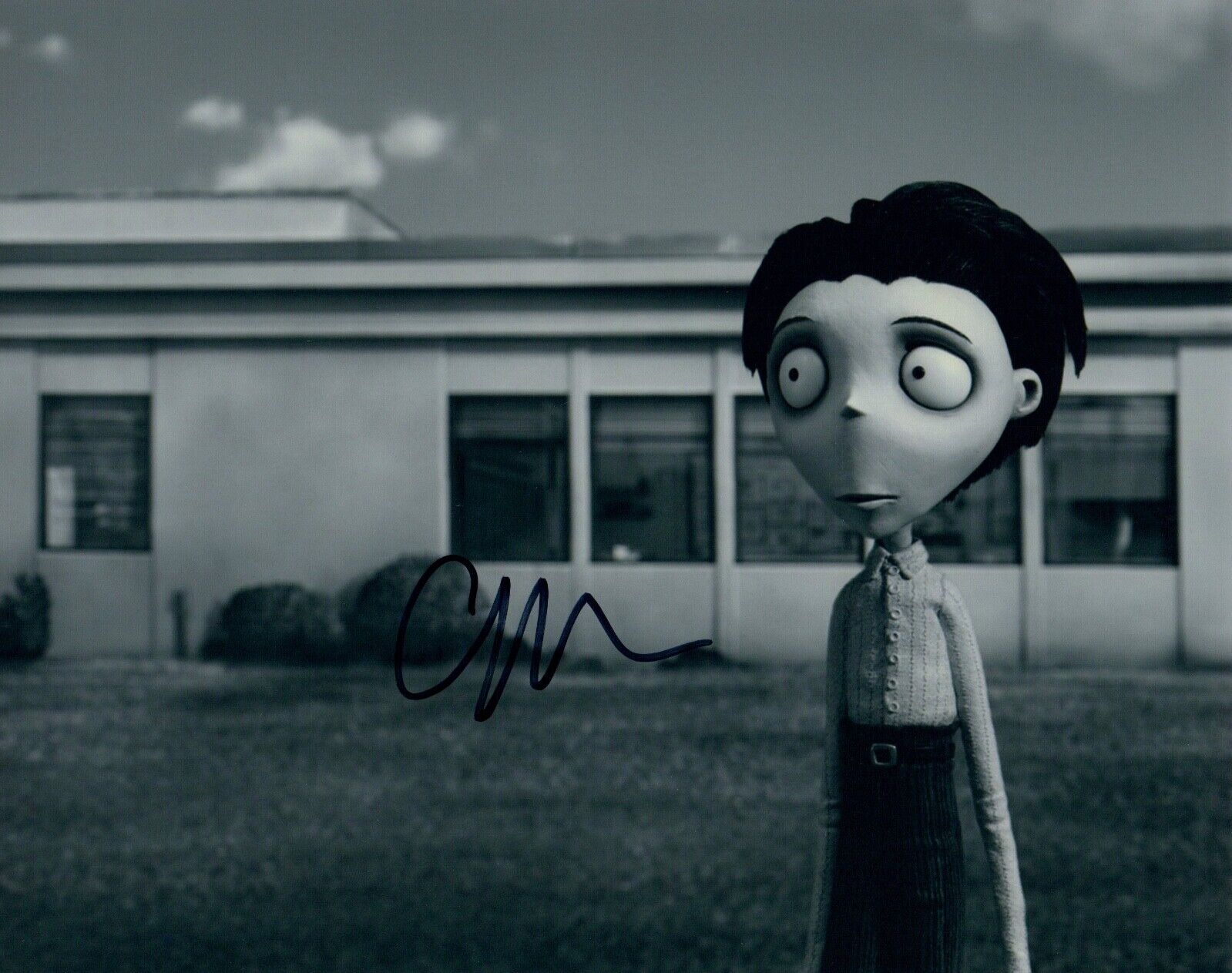 Charlie Tahan Signed Autographed Frankenweenie 8x10 Photo Poster painting Actor COA