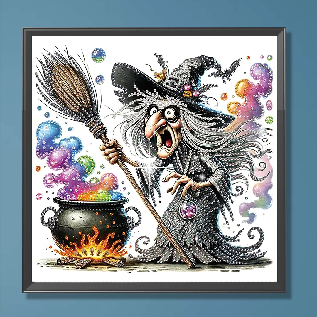 Diamond Painting - Partial Special Shaped Drill - Halloween Skull(Canvas|30*30cm)