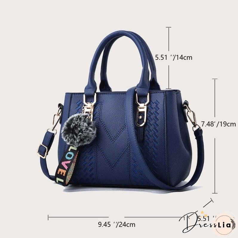 Embroidery Messenger Bags Women Leather Handbags