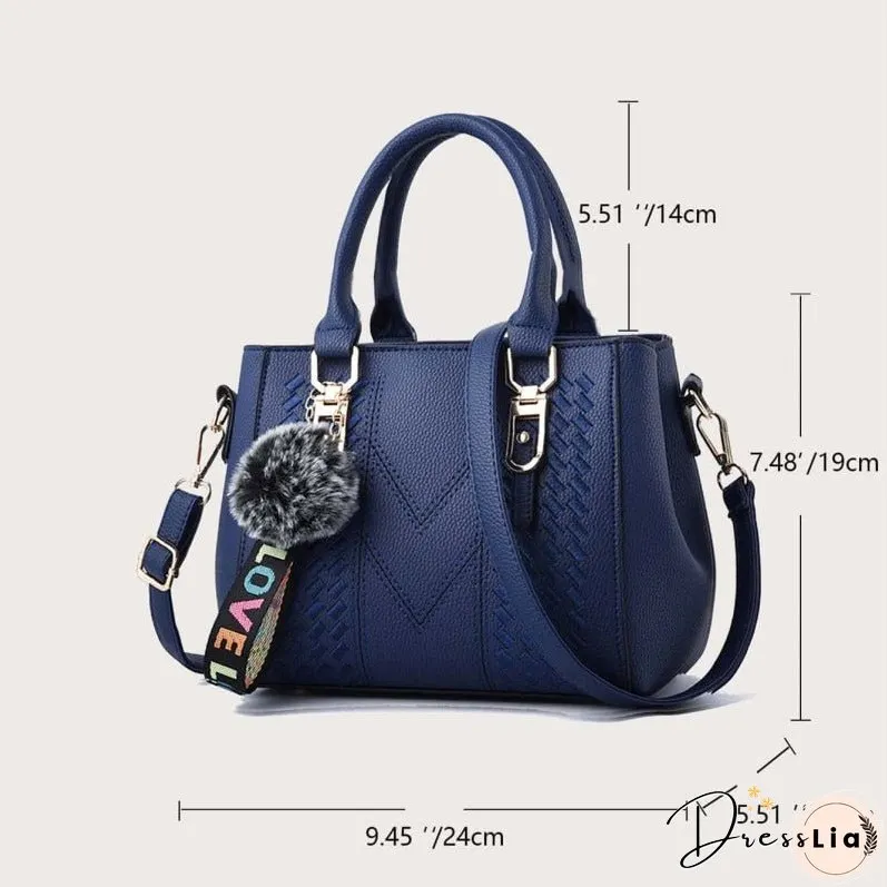Embroidery Messenger Bags Women Leather Handbags