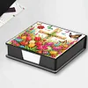 Cross Leather Diamond Art Note Box with 160 Sheets of Paper for Adults Beginners