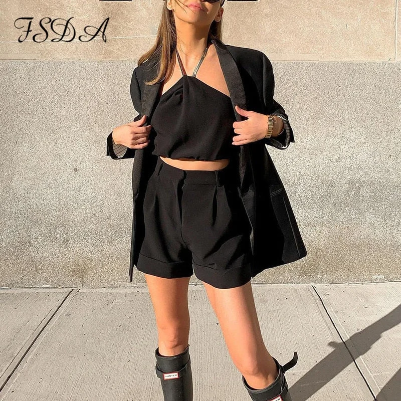 FSDA 2021 Satin Halter Neck Tube Crop Top Women Black Sexy Summer Backless Off Shoulder White Casual Tank Top Sleeveless Fashion