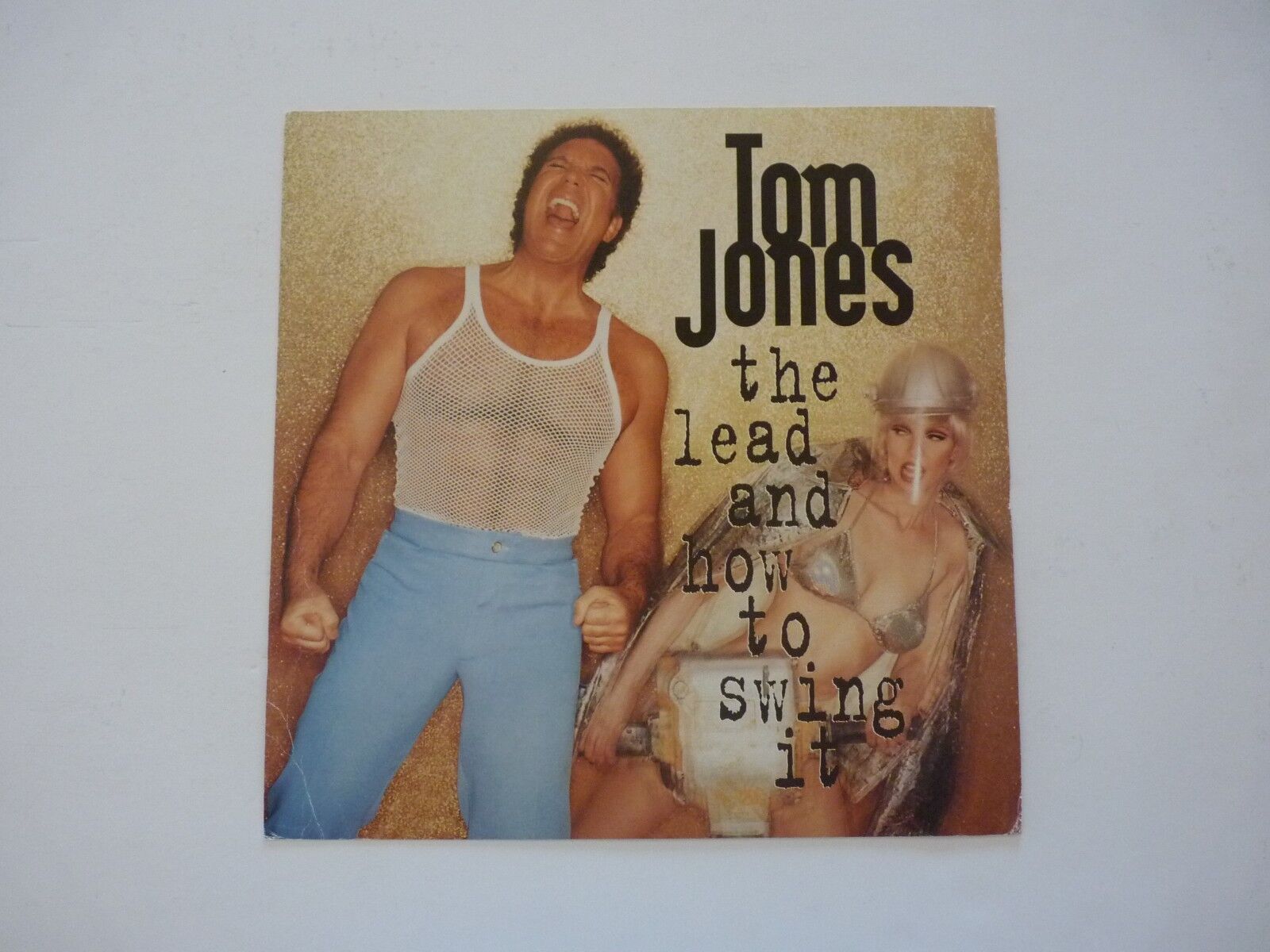 Tom Jones Lead and How to Swing it LP Record Photo Poster painting Flat 12x12 Poster