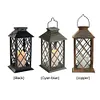 Retro Lantern Candle Twinkle Lamp LED Solar Light Garden Hanging Decoration