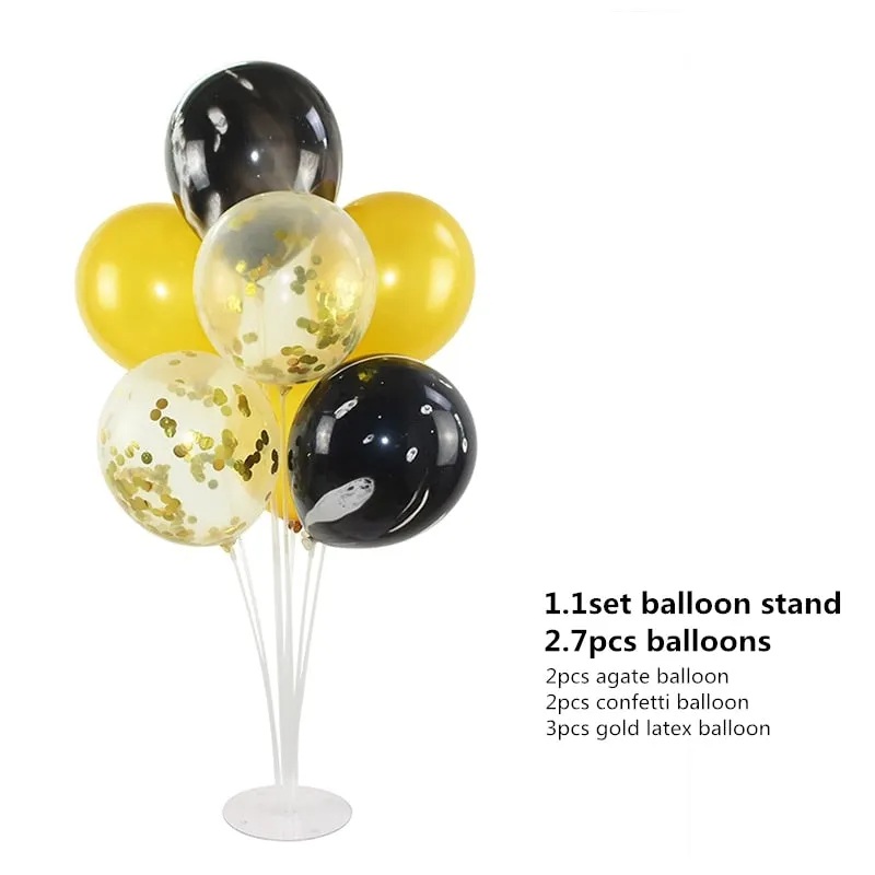 1 Set Balloons Holder Column Stand Holder Stickers for Wedding Kids Birthday Party Baby Shower Decoration Balloon Accessories