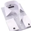 French Button Business Casual Pinstripe Shirt