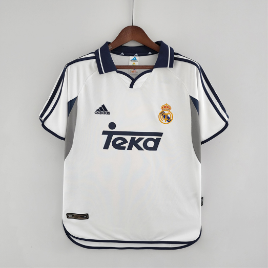 Retro 2000/2001 Real Madrid Home Football Shirt Thai Quality