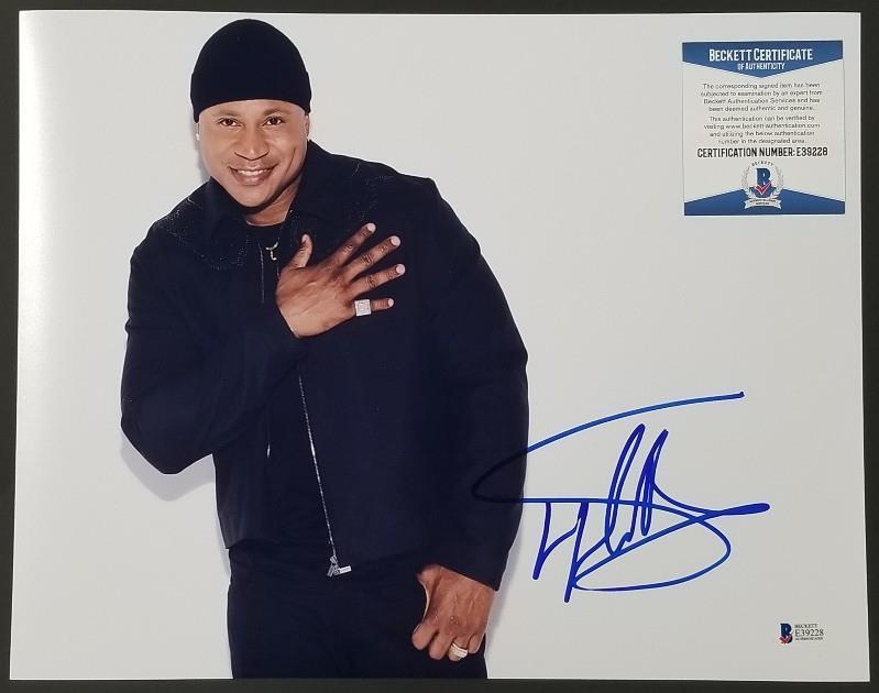 Rapper LL COOL J Signed 11x14 Photo Poster painting Autograph Actor (A) ~ Beckett BAS COA