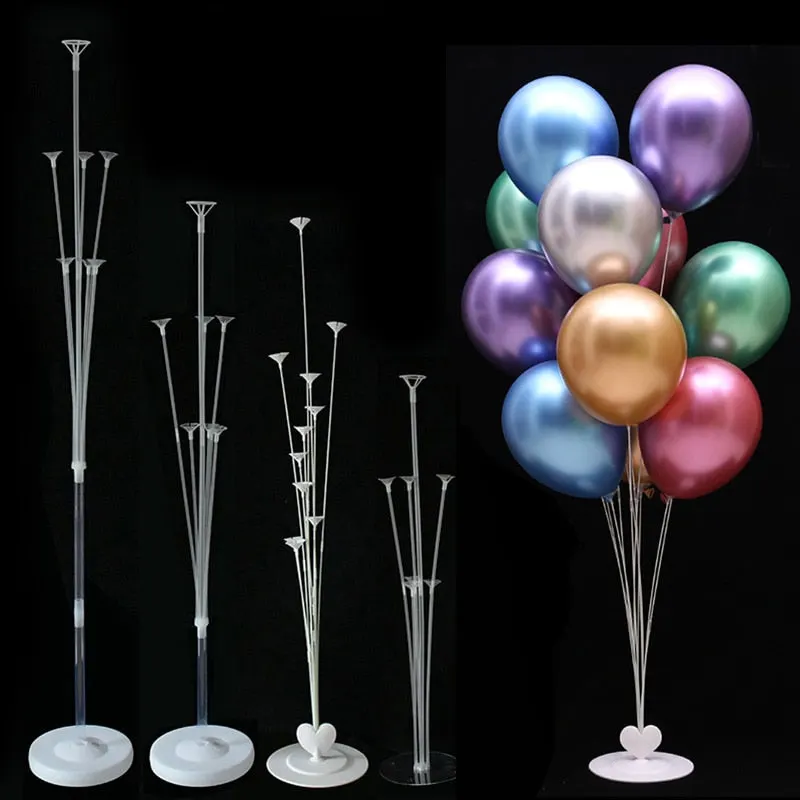 1 Set Balloons Holder Column Stand Holder Stickers for Wedding Kids Birthday Party Baby Shower Decoration Balloon Accessories