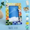 DIY Glass Mosaic Tiles Crafts Kits Handmade Phote Frame Home Decor Gifts