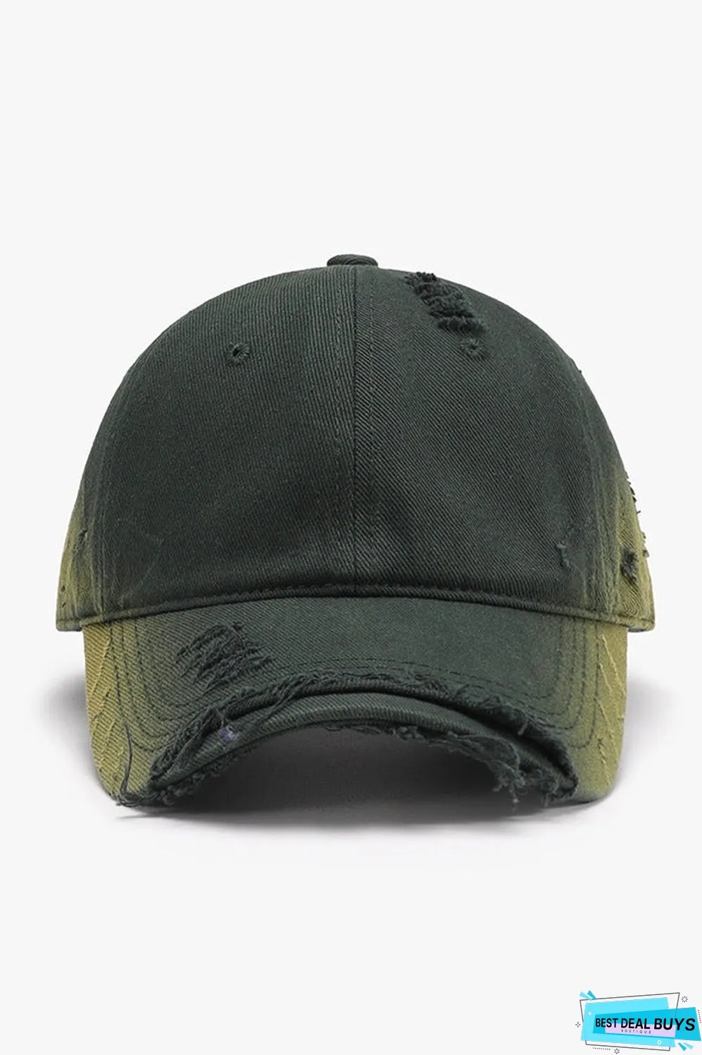 Distressed Adjustable Cotton Hat