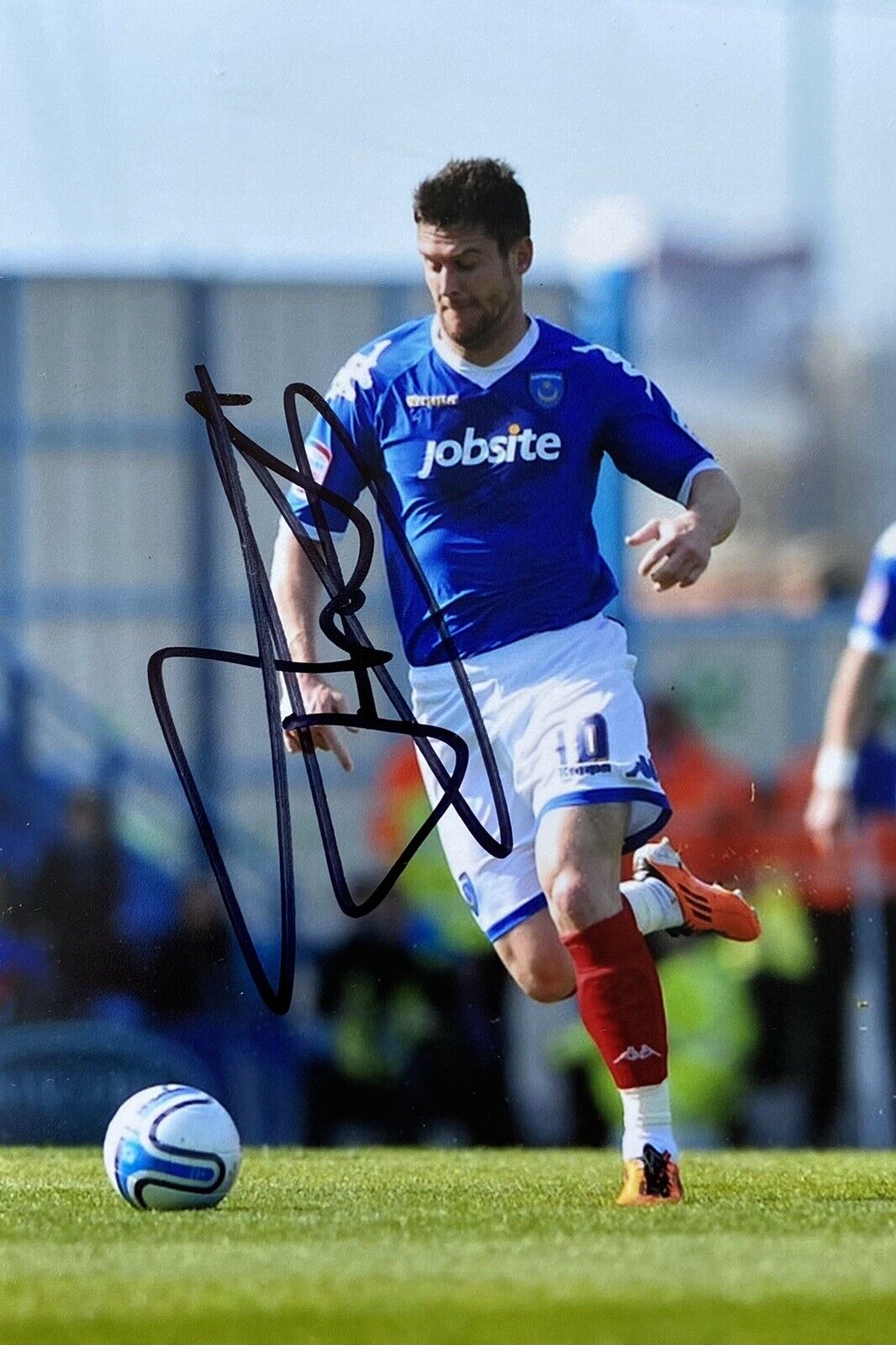 David Nugent Genuine Hand Signed Portsmouth 6X4 Photo Poster painting