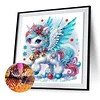 Cartoon Einhorn 5d DIY Diamant Kunst Malerei Kits Teilbohrer Edelstein Kunst 30x30cm
