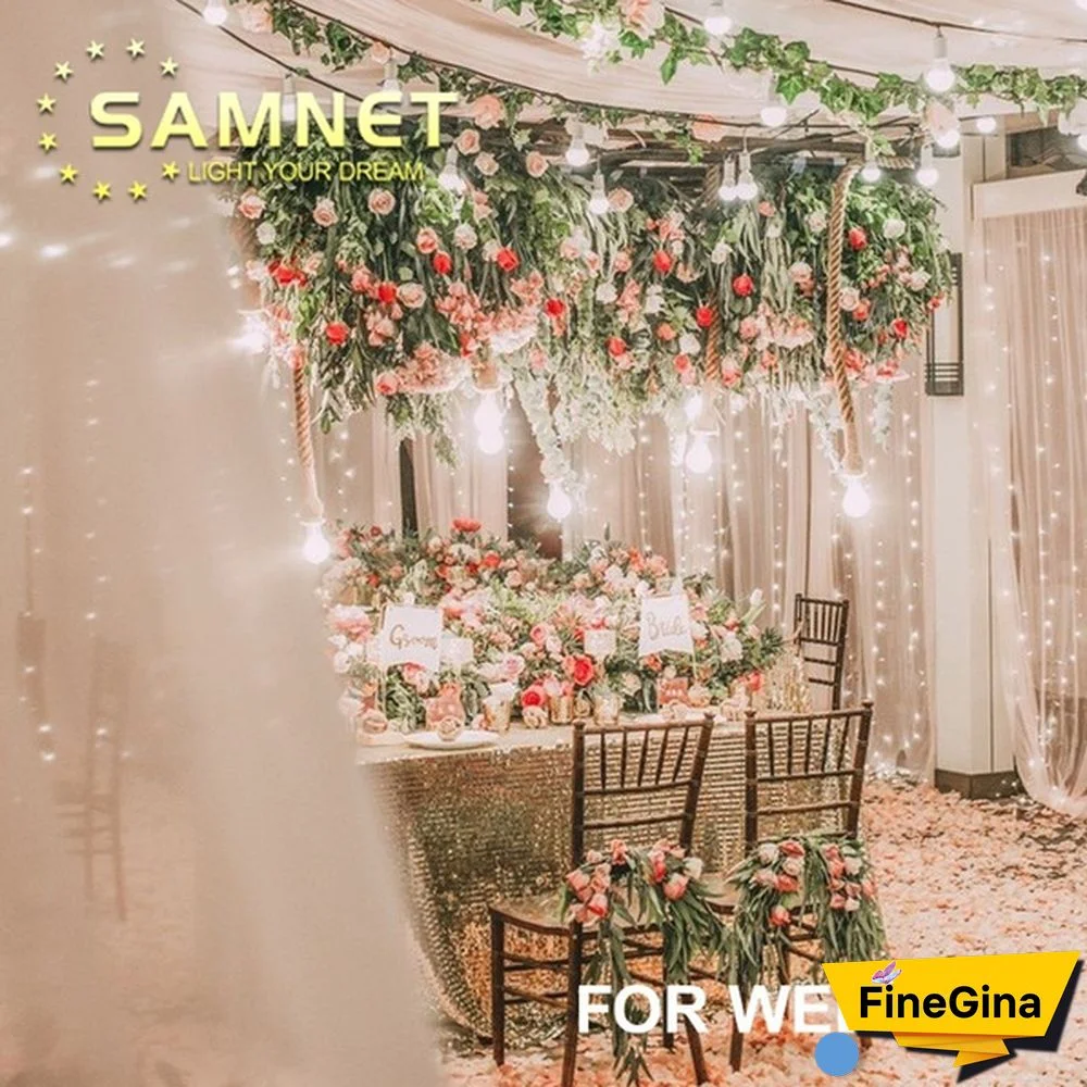 Holiday Led Christmas Lights Outdoor 100M 50M 30M 20M 10M Led String Lights Decoration For Party Holiday Wedding Garland