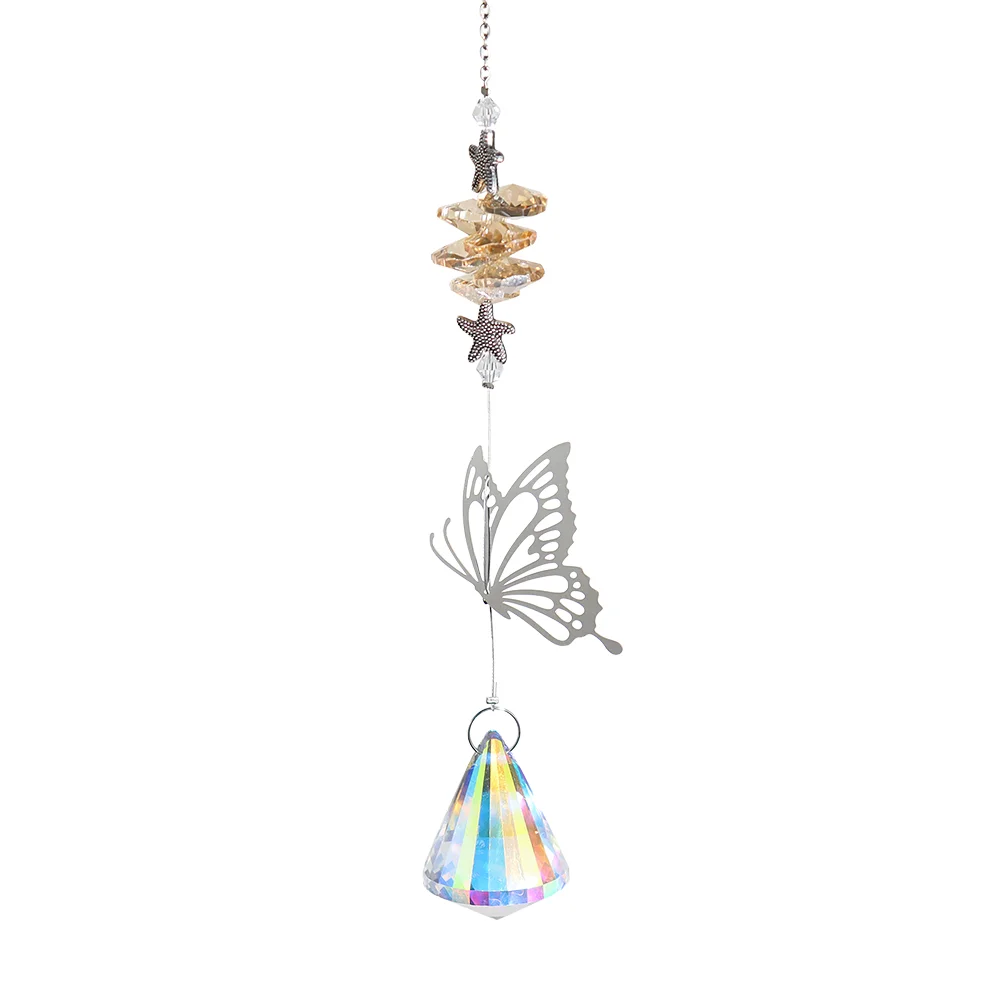 Crystal Windchimes Sunlight Catching Hanging Pendant Light Catcher Jewelry