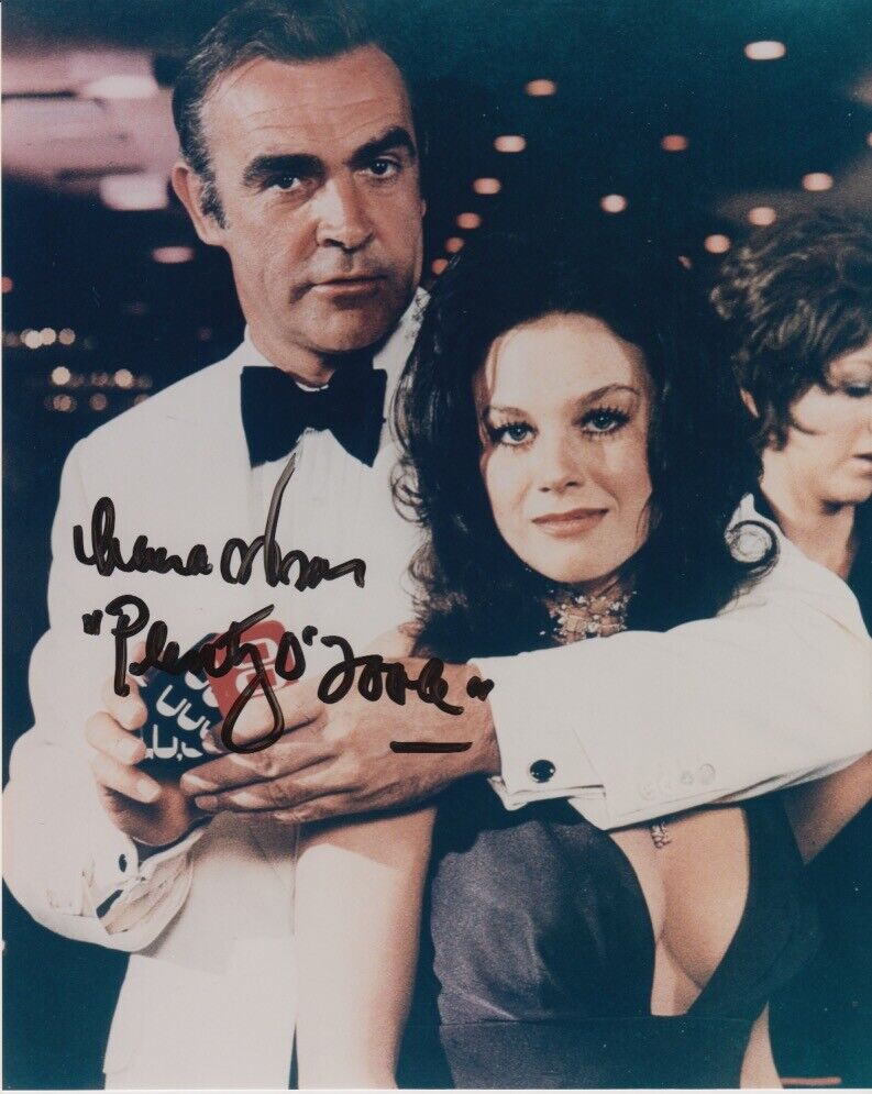 Lana Wood (James Bond) signed 8x10 Photo Poster painting