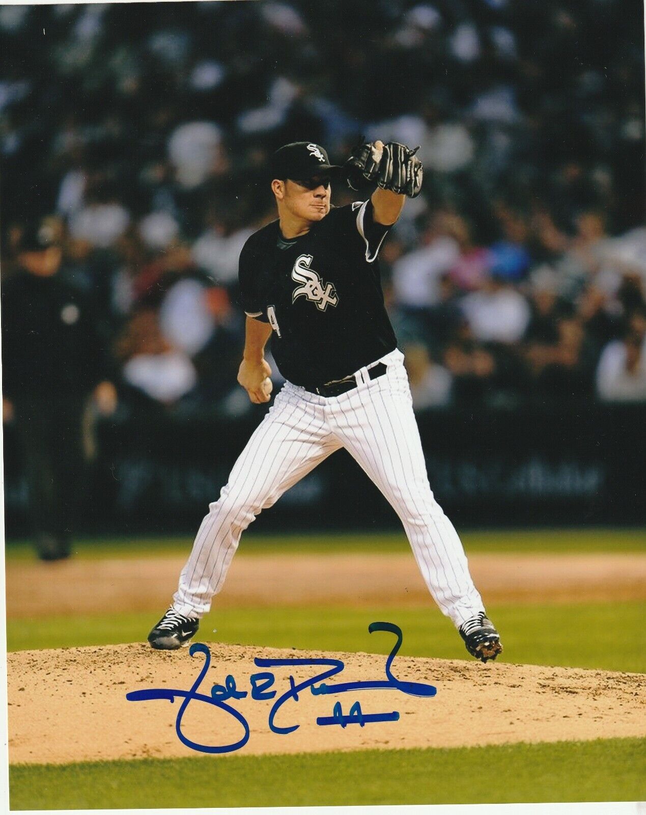 JAKE PEAVY Signed Chicago WHITE SOX 8x10 Photo Poster painting + COA