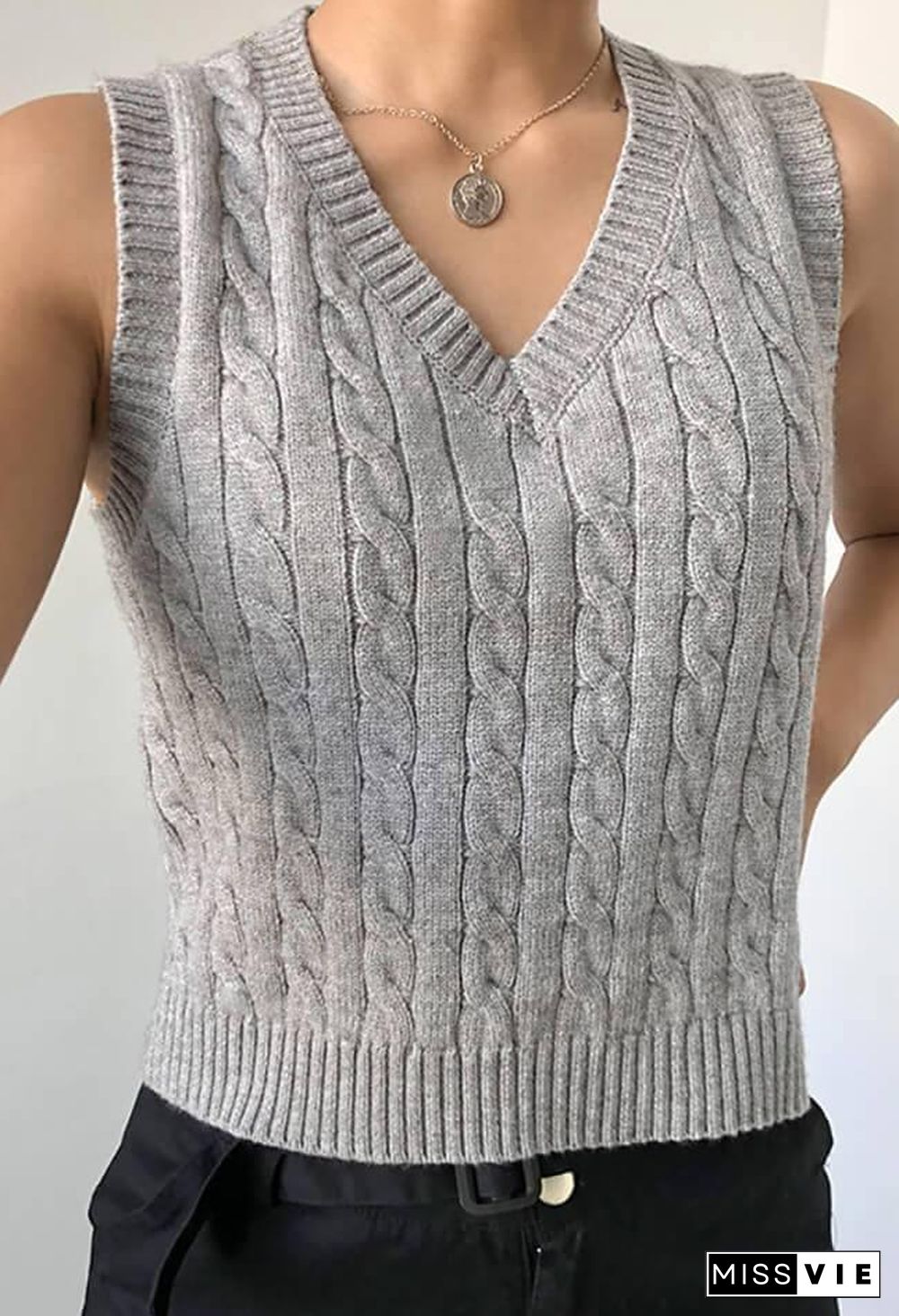 Twist Sweater Vest