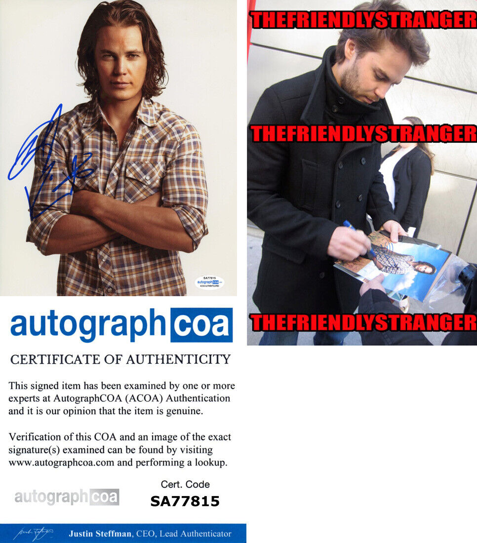 TAYLOR KITSCH signed FRIDAY NIGHT LIGHTS