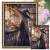 Witch-11CT Stamped Cross Stitch 50*65cm/19.69*25.59in(Big Size)