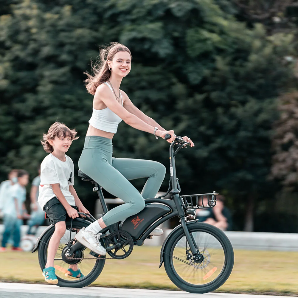 Kukirin V1 Pro Electric Bikes 7.5Ah Battery 350W Motor 725W Peak Power