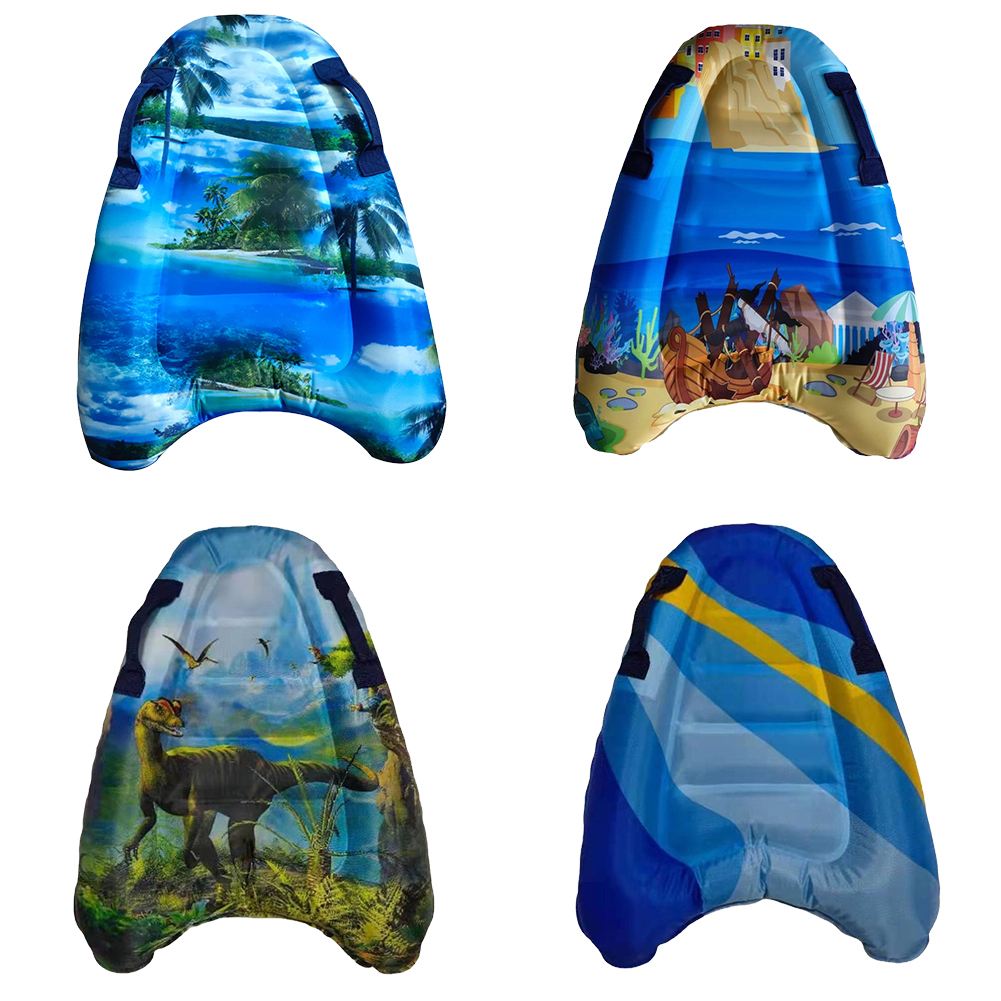 

Children Inflatable Surfboard Printed Kids Outdoor Floating Mat, Coconut ocean, 501 Original