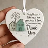 🏠"Thank You Neighbours" Heart - Shaped Ornament💝