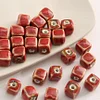 Retro Red Kiln Transmutation Pottery Clay Beads DIY Accessories