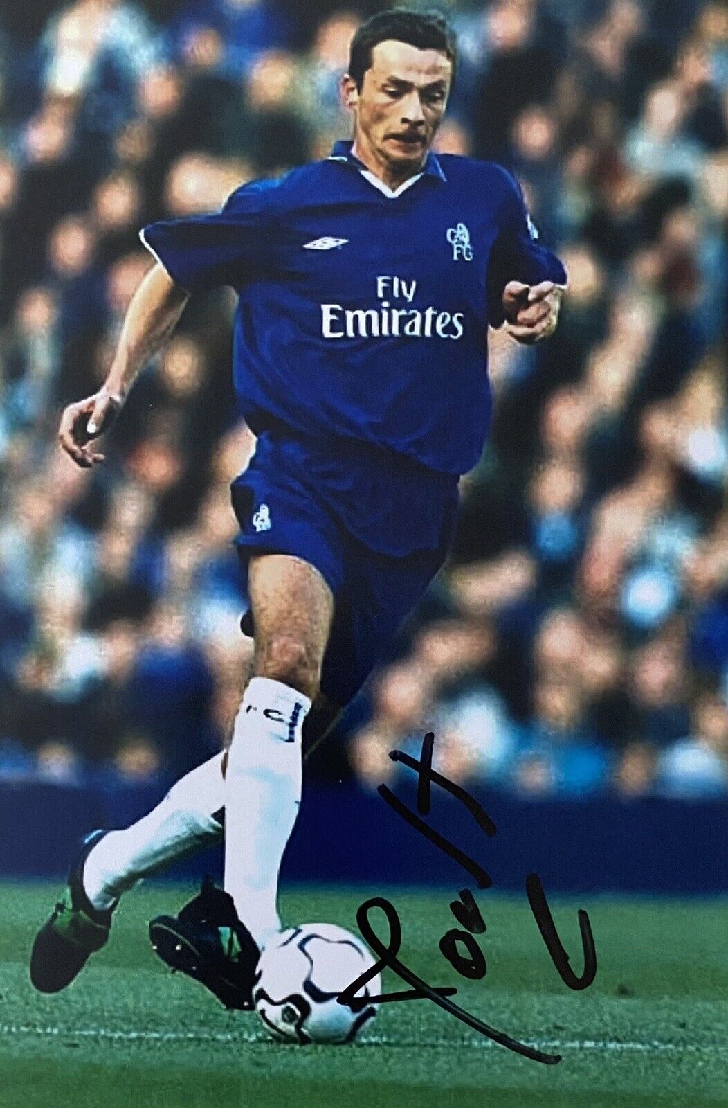 Slavisa Jokanovic Genuine Hand Chelsea 6X4 Photo Poster painting