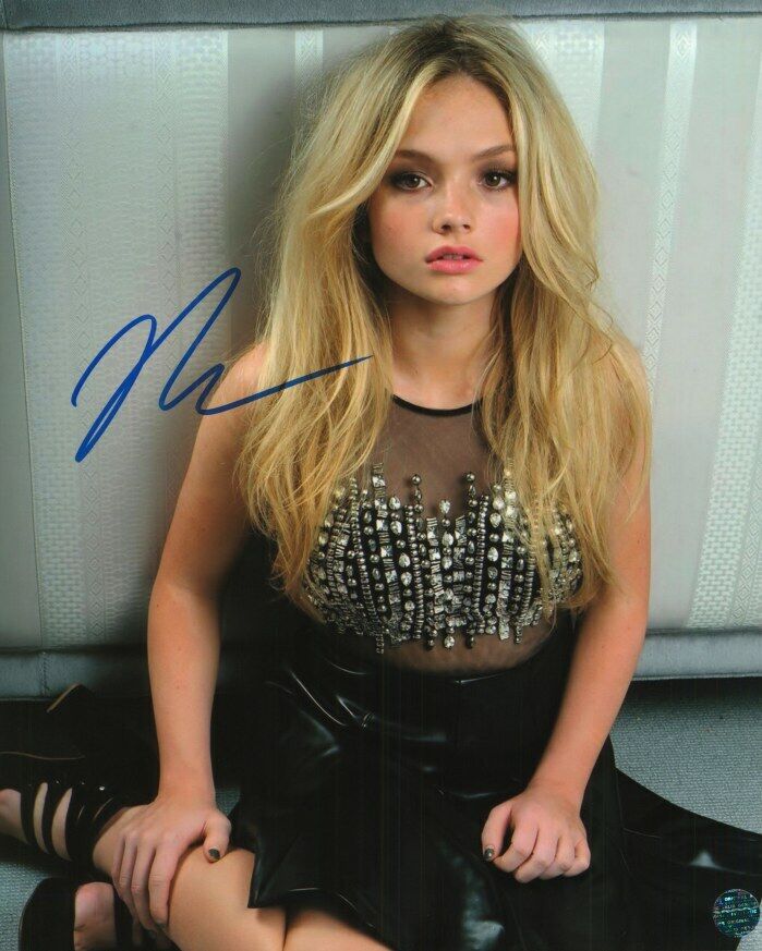 Natalie Alyn Lind Autographed Original 8x10 Photo Poster painting LOA TTM