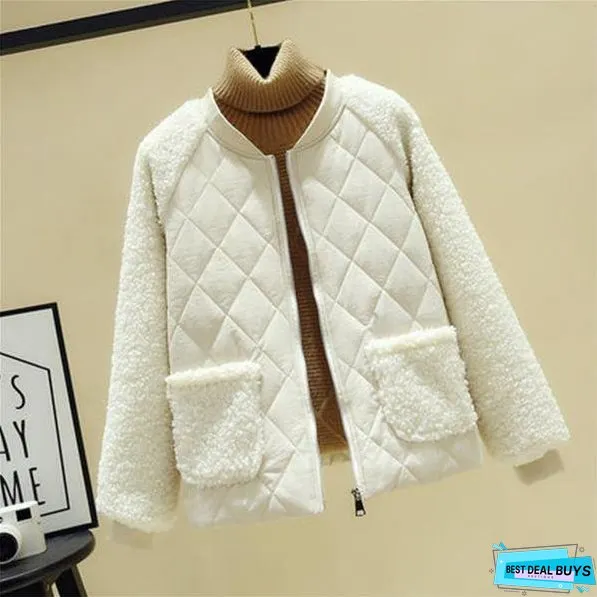 Women Coats Cotton-padded Jackets Plus Size Short Parka Mujer Slim Winter Jacket