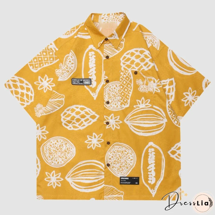 Fruit Graffiti Summer Shirt