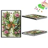 Schmetterling Blume - 5d DIY Basteln Notizbuch