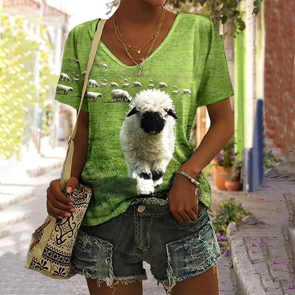 Greetings From The Stray Sheep Graphic T-Shirt wearshes