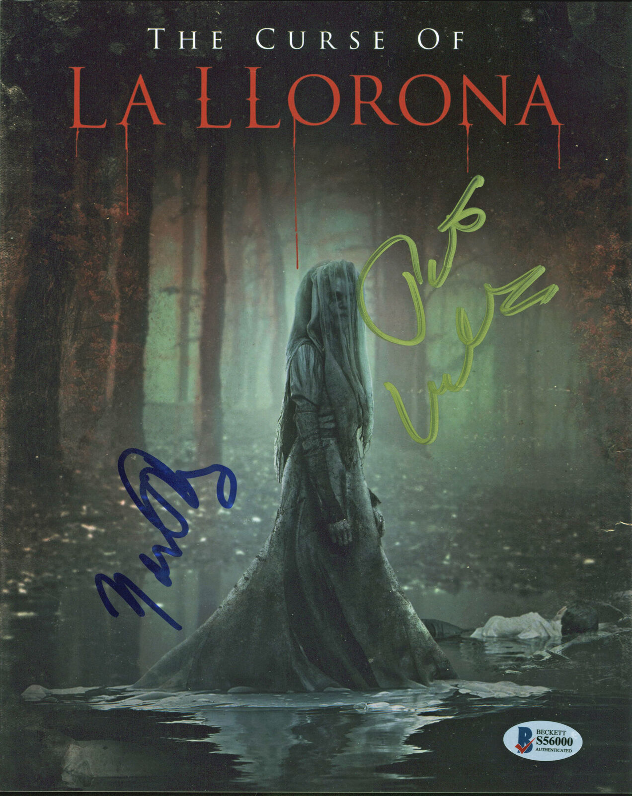 Raymond Cruz & Patricia Velasquez The Curse Of La Llorona Signed 8x10 Photo Poster painting BAS