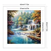 Forest Waterfall-11CT Stamped Cross Stitch 45*45cm